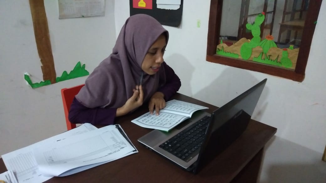 PEMBELAJARAN DARING DI SD IT ABATA LOMBOK